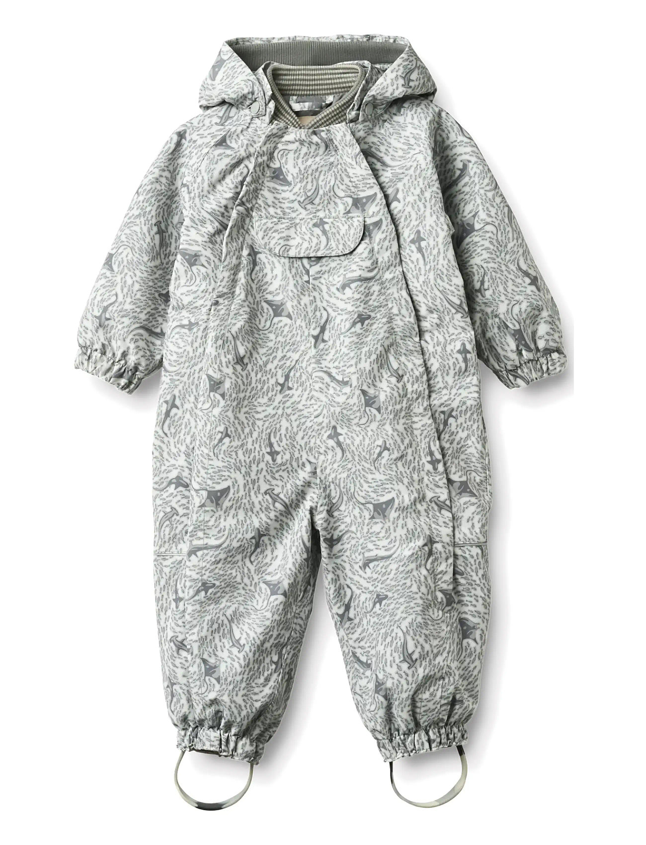 Wheat Outdoor Suit Olly, 92, Grey, Overalls > Softshell-Overalls, Børn