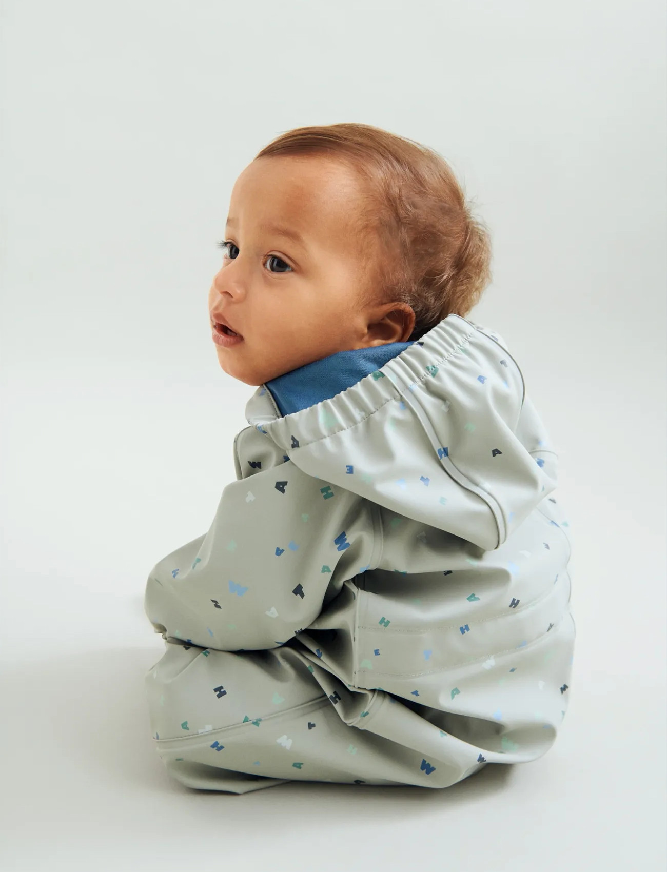 Wheat Rainsuit Mika, 86, Grey, Overalls > Overalls Til Regntøj, Børn