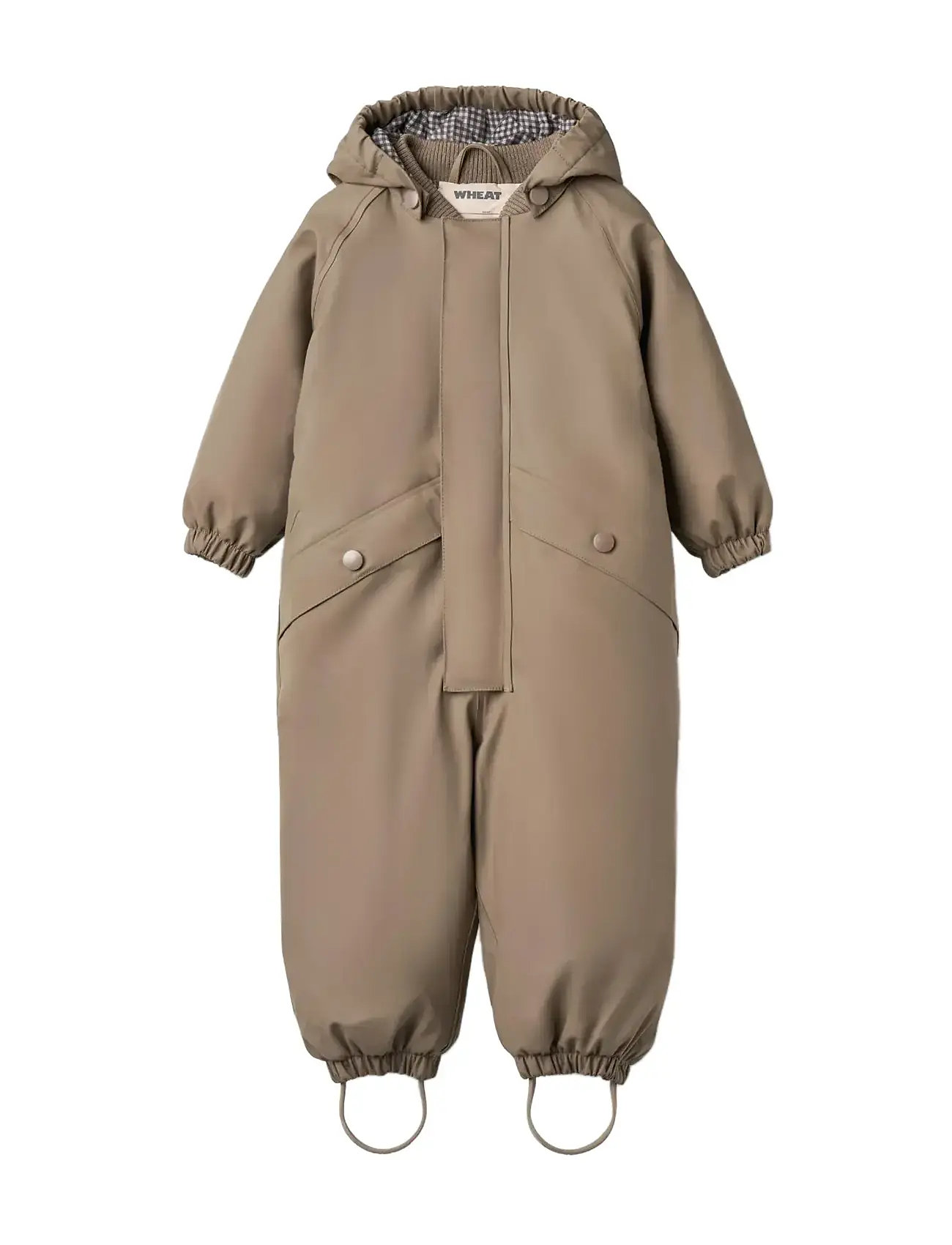 Wheat Thermo Rainsuit Aiko, 74, Brown, Overalls > Overalls Til Regntøj, Børn