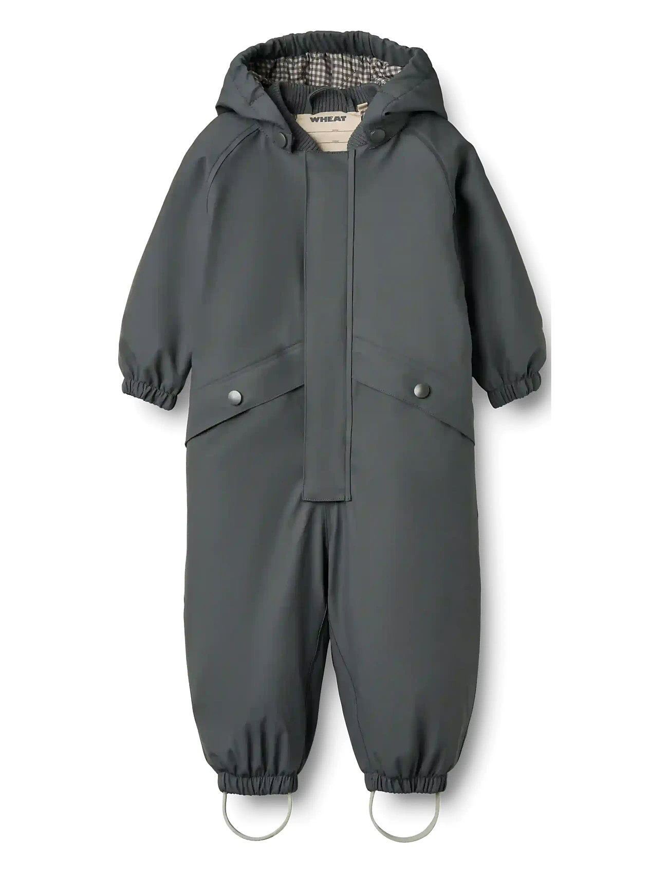 Wheat Thermo Rainsuit Aiko, 80, Grey, Overalls > Overalls Til Regntøj, Børn