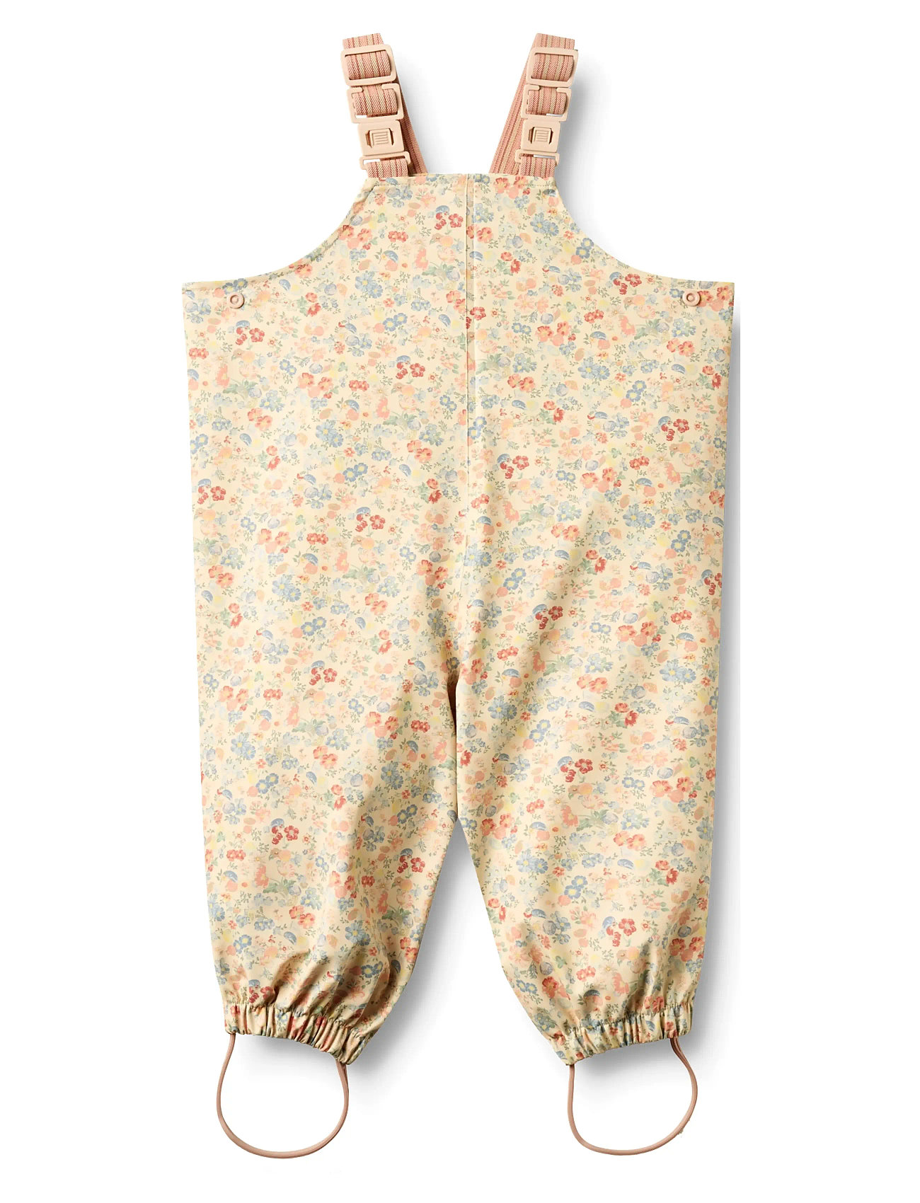 Wheat Rainwear Charlo Overall, 92, Yellow, Regntøj > Underdele, Børn