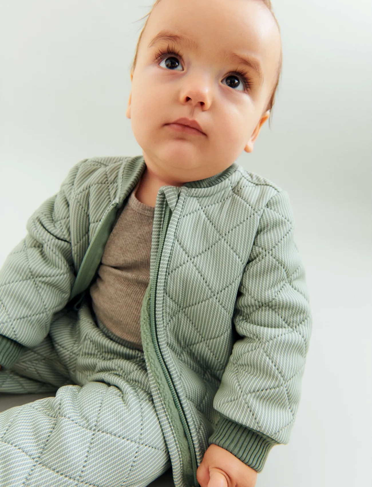 Wheat Thermo Jacket Loui, 86, Green, Termo-Yttertøj > Termo-Jakker, Børn