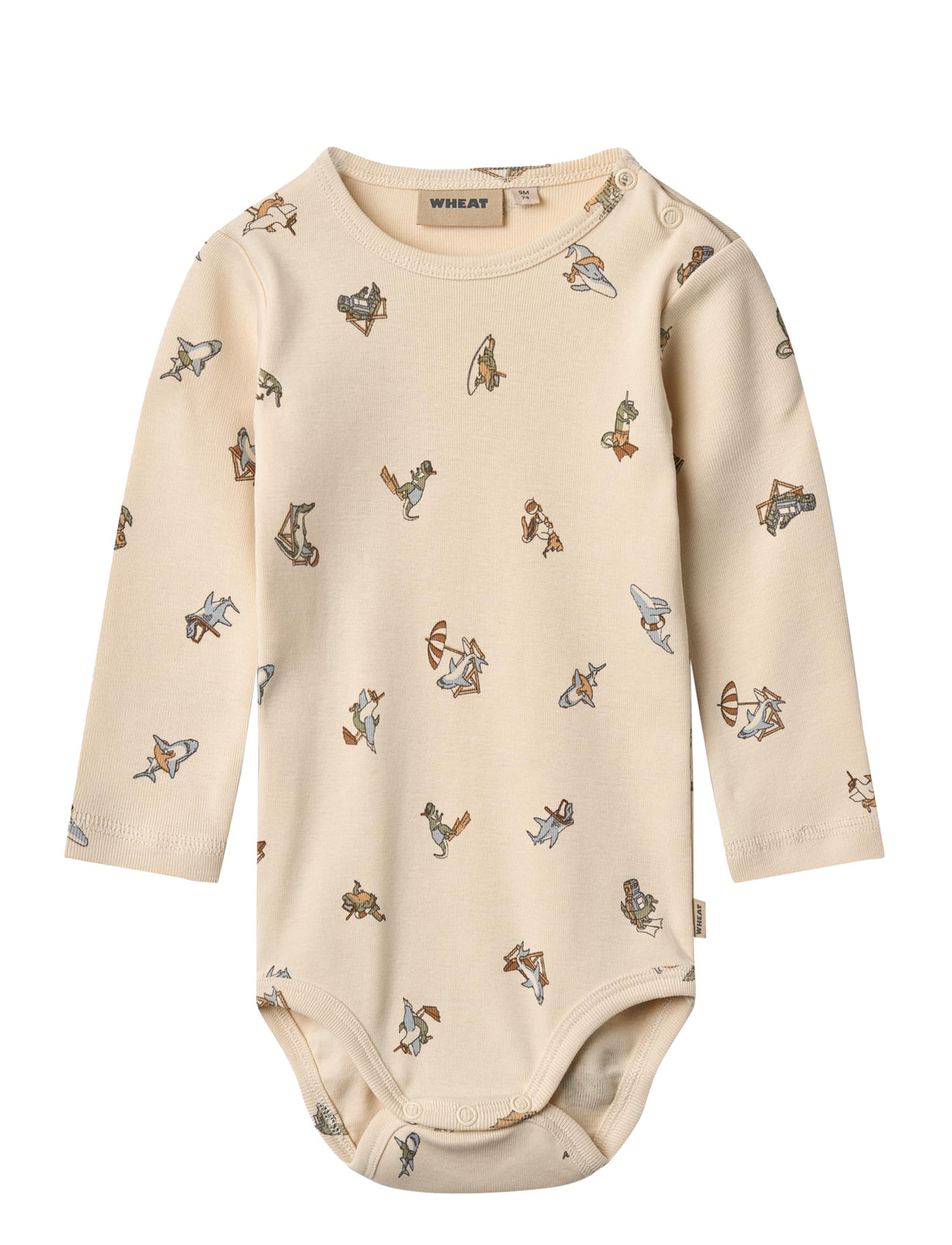 WHEAT Body L/S Freddie Beige - 62 - Kinder