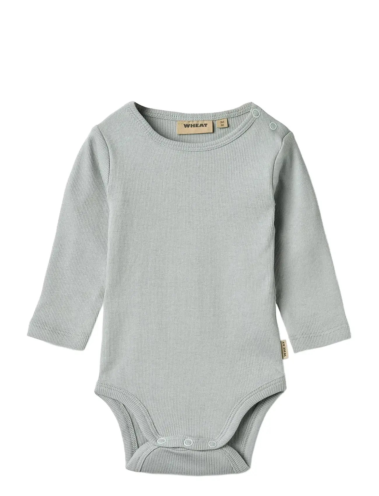 Wheat Body L/S Spencer, 92, Grey > Kroppe, Børn