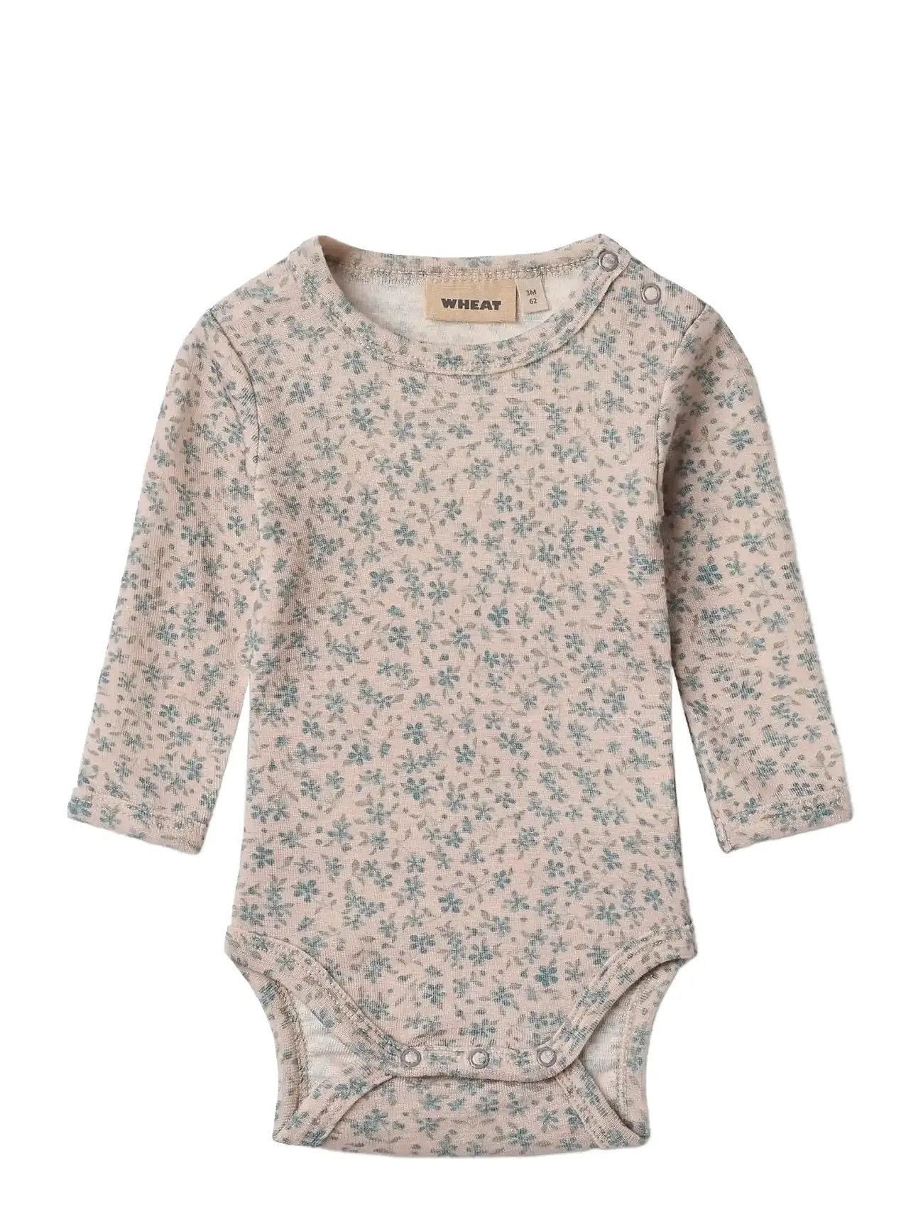 WHEAT Wolle Body L/S Lucca Beige - 92 - Kinder