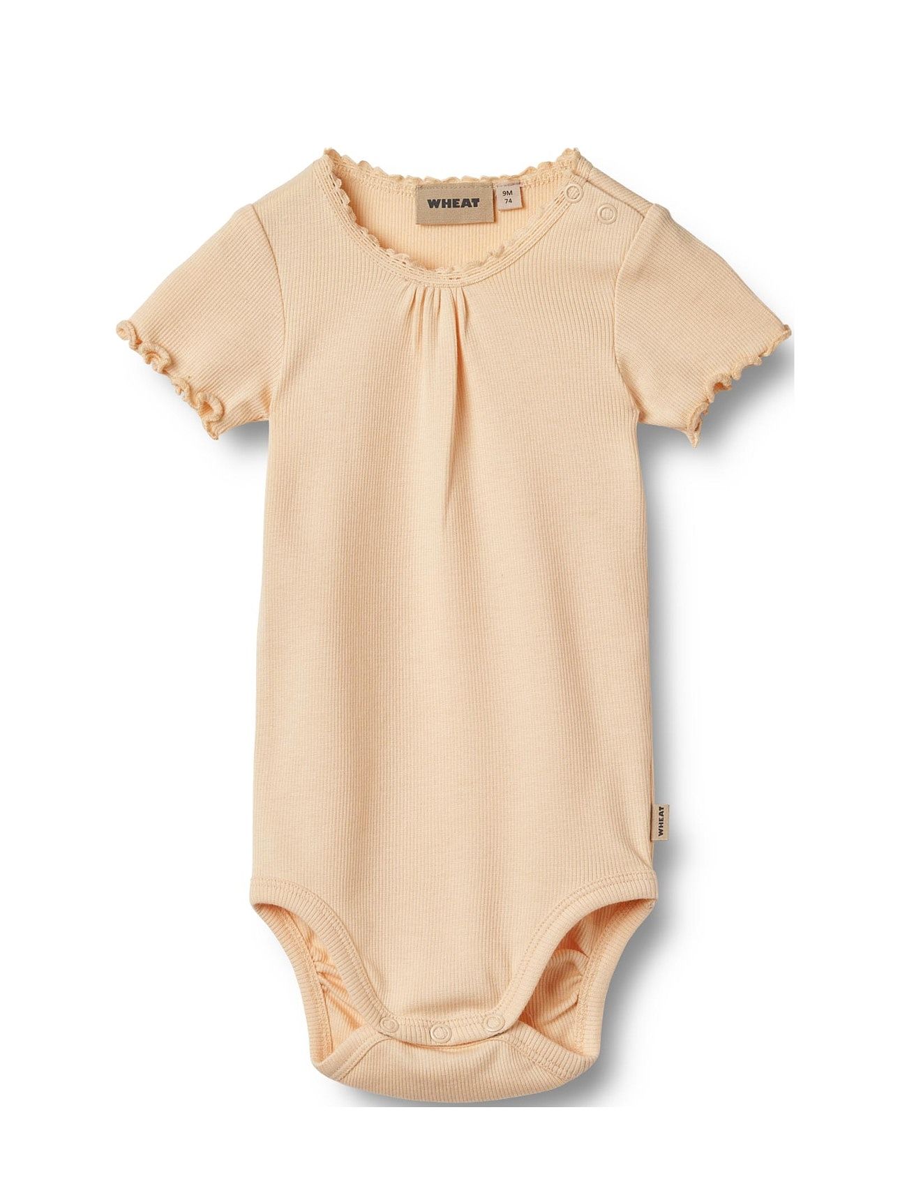 Rib Body S/S Edna Yellow Wheat