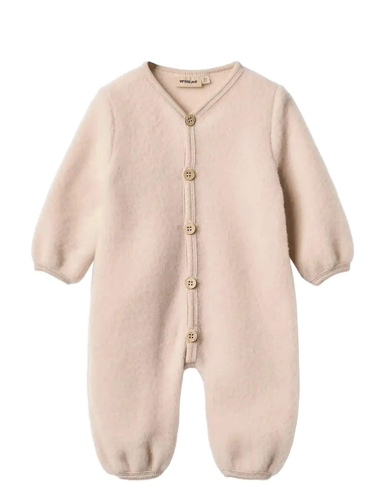 WHEAT Wolle Feece Anzug Levi Pink - 80 - Kinder