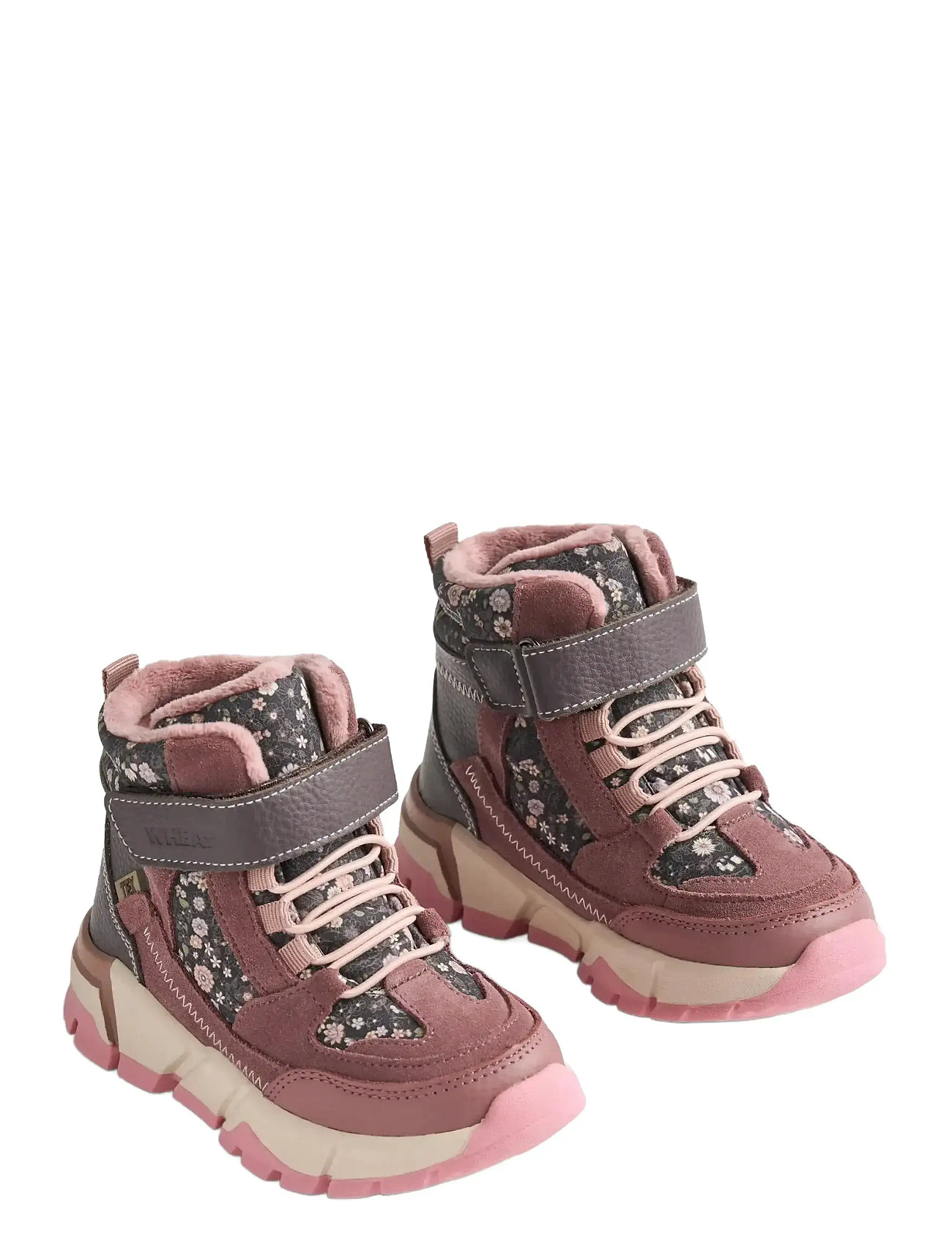 Wheat Bootie Muni Tex, 28, Purple, Vinterstøvler > Vinterstøvler M. Velcro, Børn