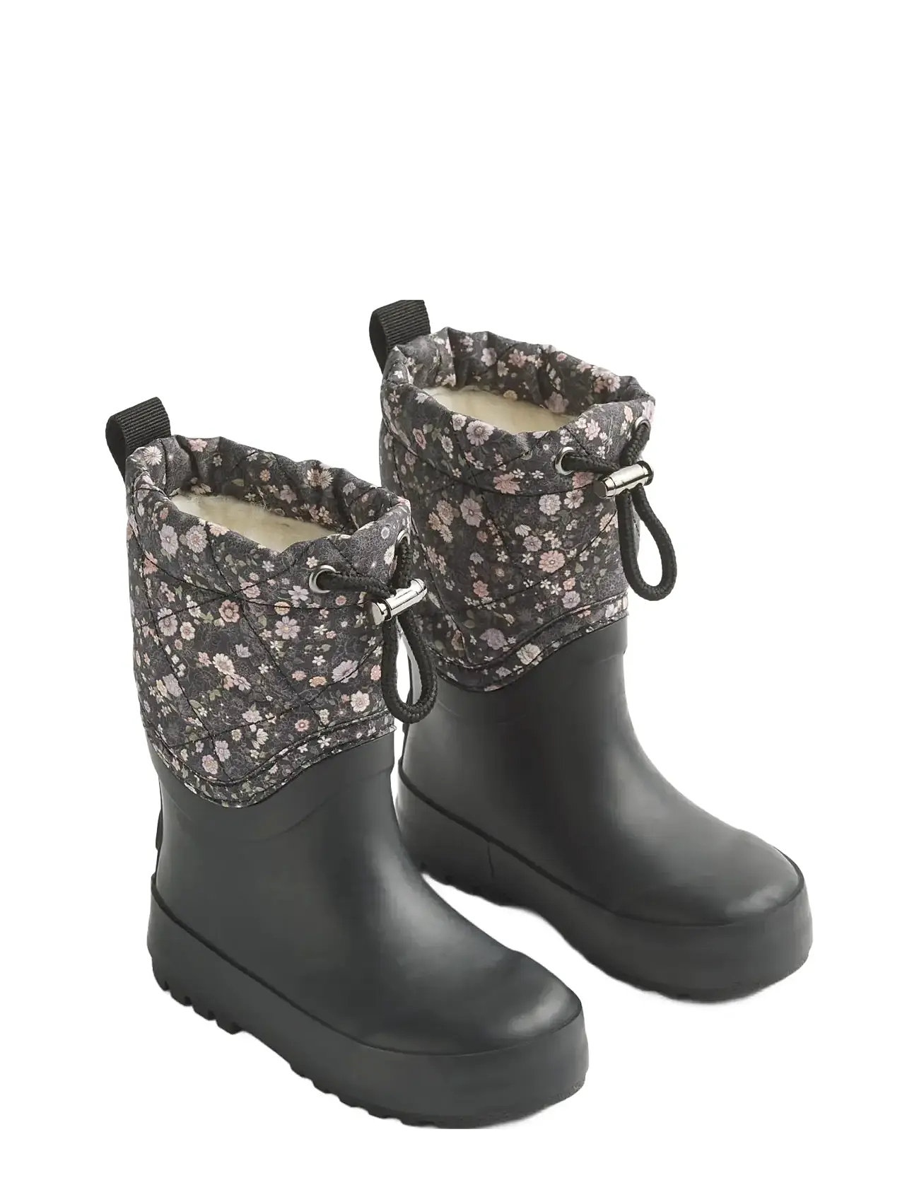 Wheat Thermo Snowboot Drizzle, 23, Black, Gummistøvler > Høje Gummistøvler, Børn