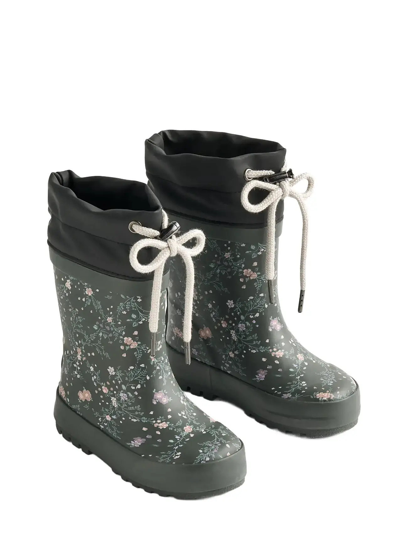 WHEAT Rubber Stiefel Thermo Print Grün - 26 - Kinder