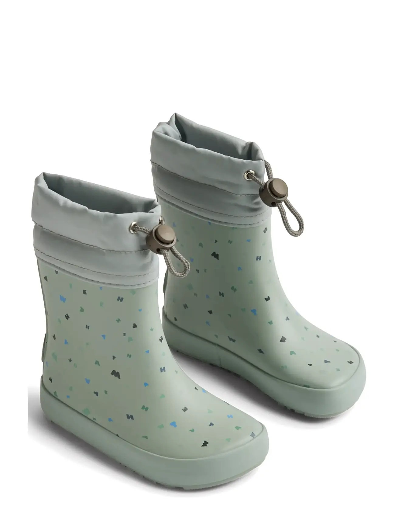 Wheat Barefoot Rubber Boot Zerro, 26, Green, Lave Gummistøvler > Forede Gummistøvler, Børn