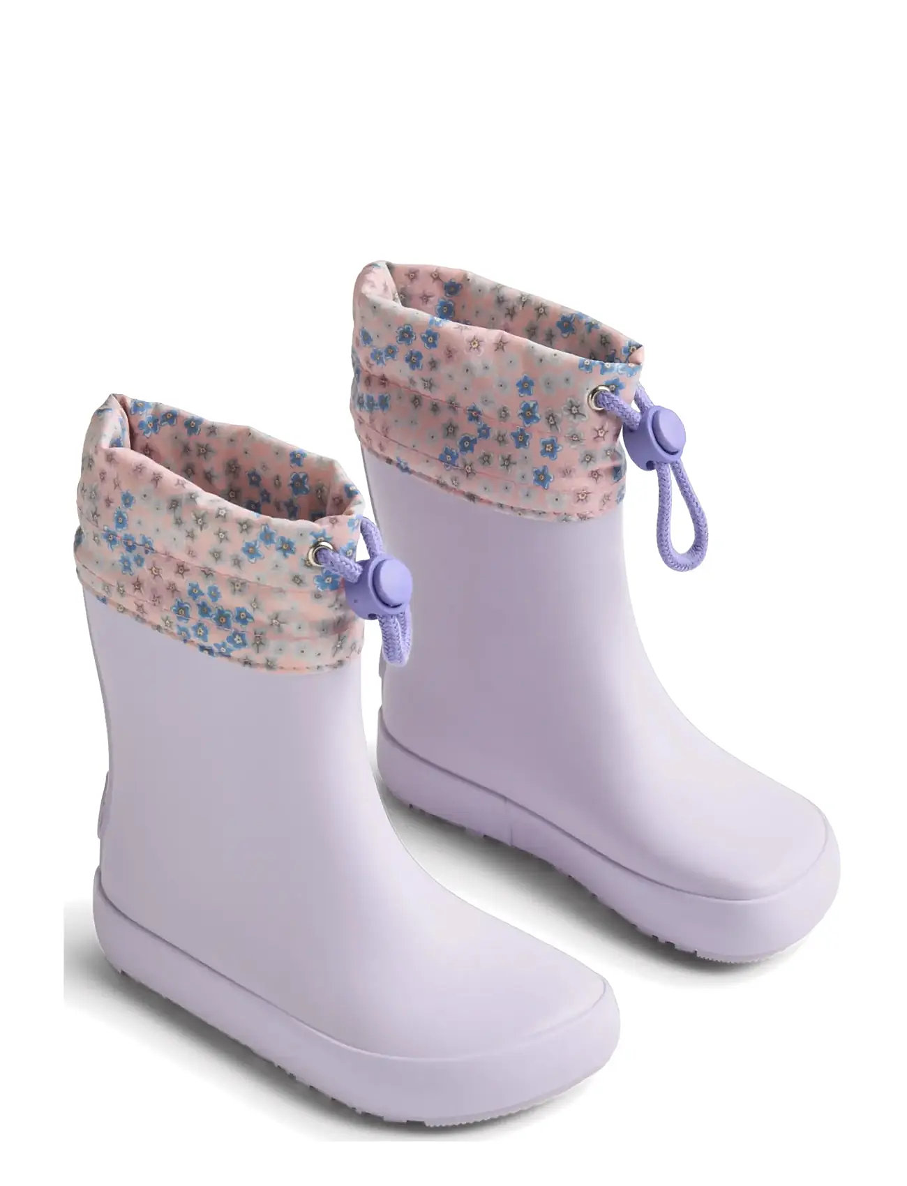 Wheat Barefoot Rubber Boot Zerro, 32, Purple, Lave Gummistøvler > Forede Gummistøvler, Børn