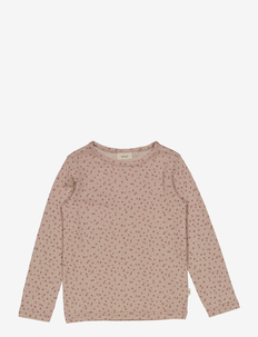 Wool T-Shirt LS - langärmelig - flower dots