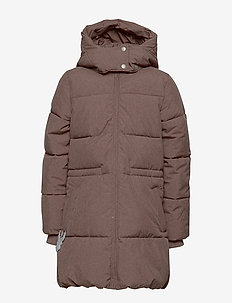 Down Coat Nanny - PLUM MELANGE