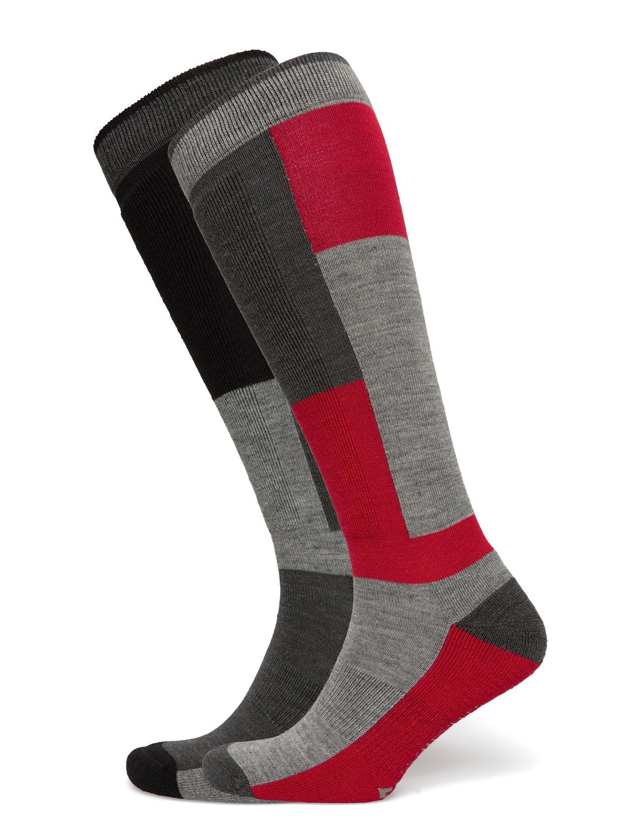 Whistler Corsicana 2-Pack Ski Sock, 35-38, Grey, Sport Clothing > Sport Socks, Dame