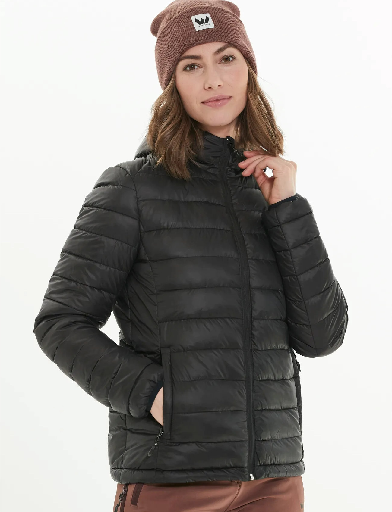Whistler Hasse W Cft+ Jacket W Hood, 38, Black, Sport Jackets > Sport Outdoor Jackets, Dame