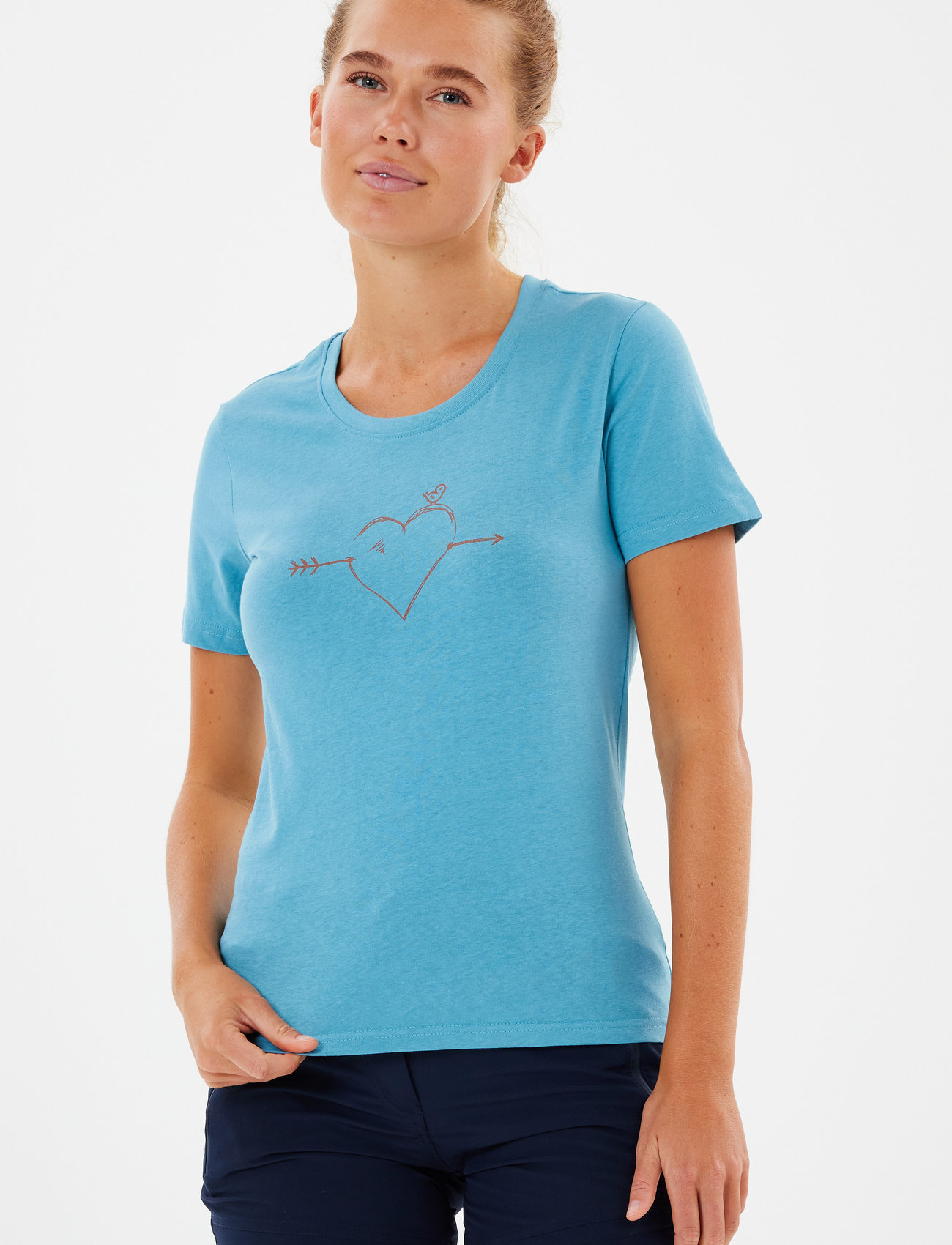 Whistler Subby W S-S Tee, 40, Blue, Sports Overdele & T-shirts > Sport T-shirts, Dame