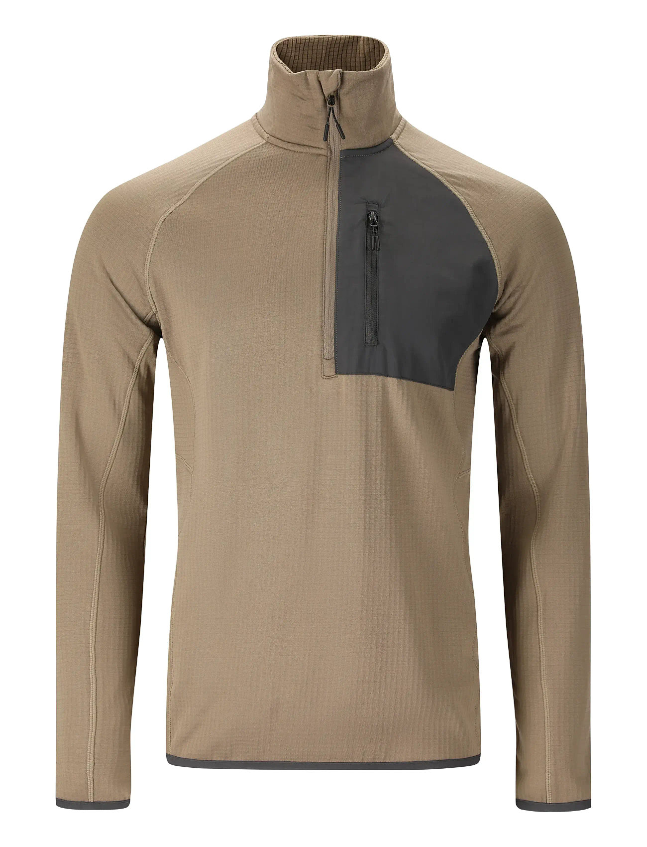 WHISTLER Helge M Half Zip Midlayer Beige - S - Herren