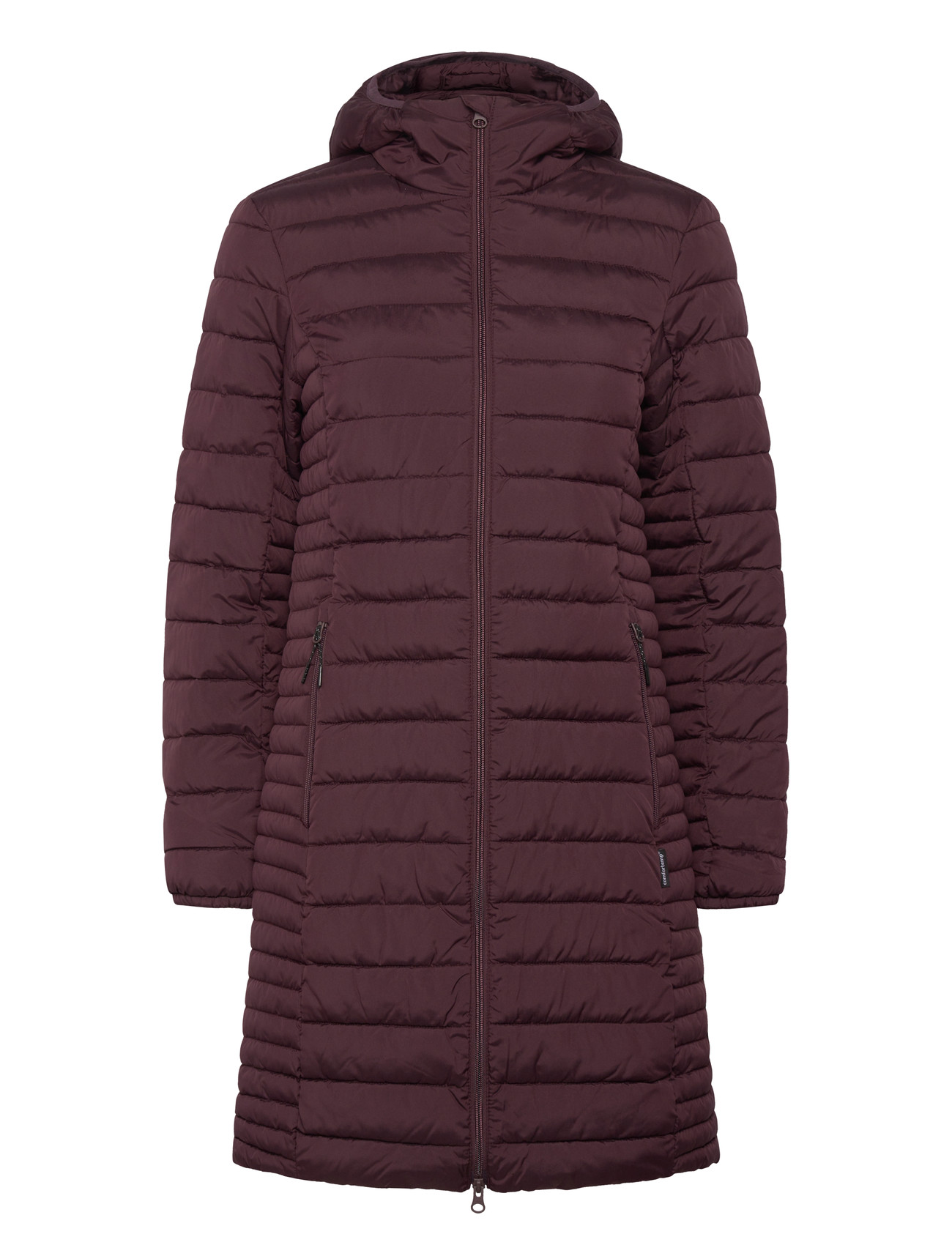 Whistler Edge W Cft+ Long Light Hood Puffer, 36, Purple, Sport Jackets > Sport Padded Coats, Dame