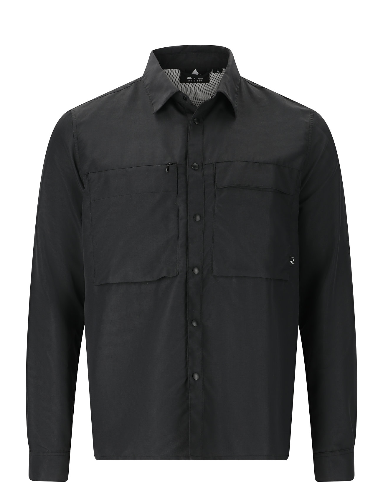 WHISTLER Elm M L-S Shirt Schwarz - L - Herren