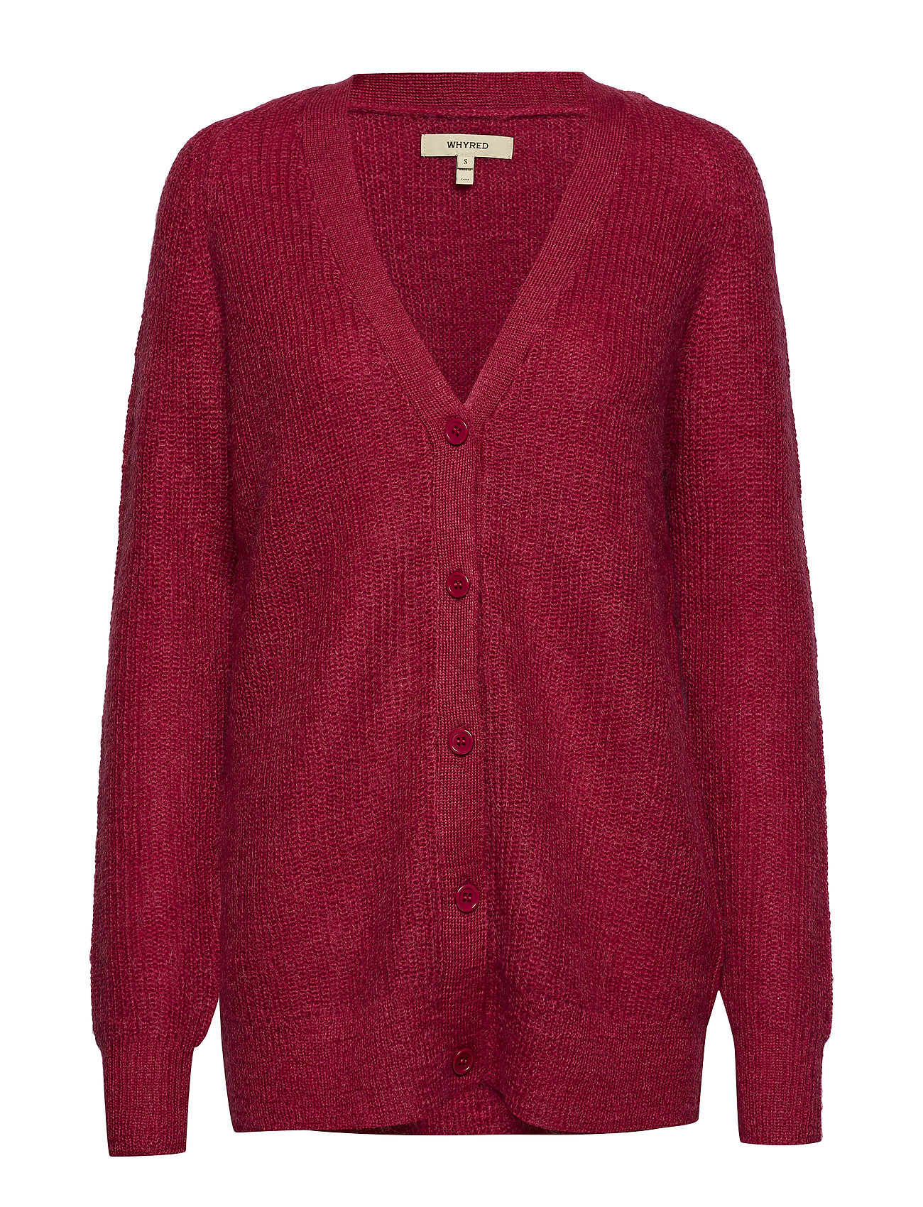 Julia Gebreide Trui Cardigan Rood Whyred whyred kopen in de aanbieding