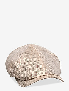 Newsboy Slim Cap - flat caps - brown