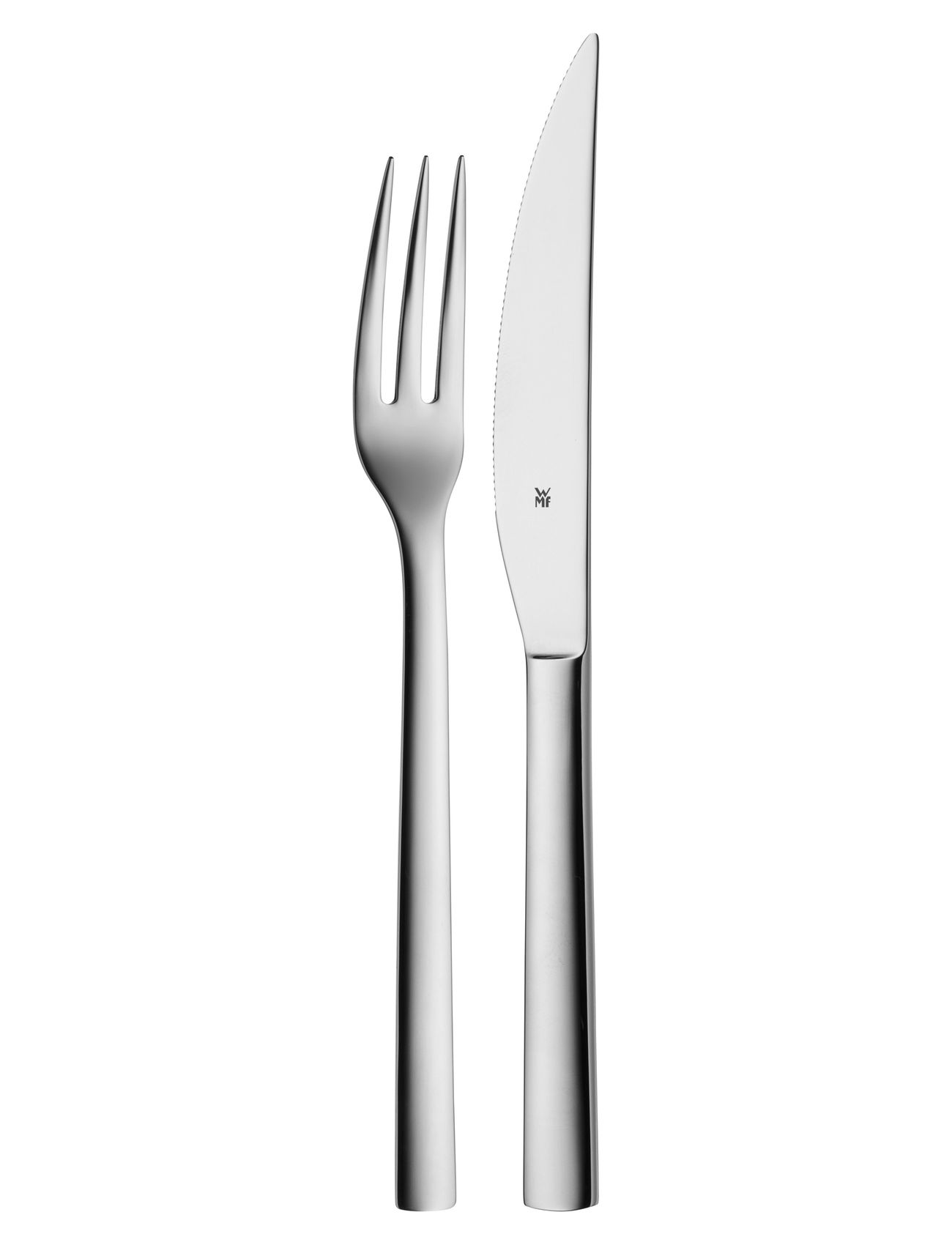 Nuova Steak/Pizza Bestik 12 Stk Sæt Home Tableware Cutlery Steak Cutlery Silver WMF