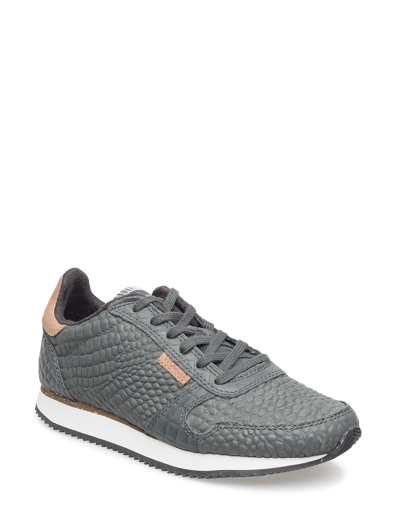 Ydun Croco Lage Sneakers Grijs Woden woden kopen in de aanbieding Ydun Croco Lage Sneakers Grijs Woden woden kopen in de aanbieding