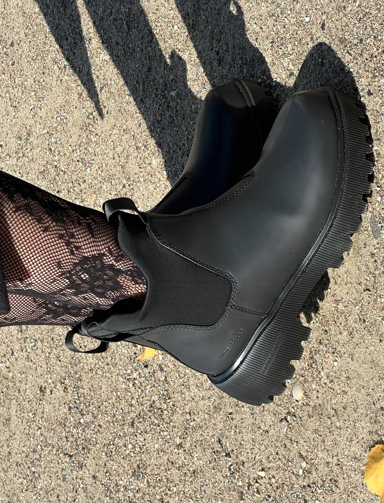 WODEN Isabella Waterproof, 42, Black, Støvler > Regnstøvler, Dame