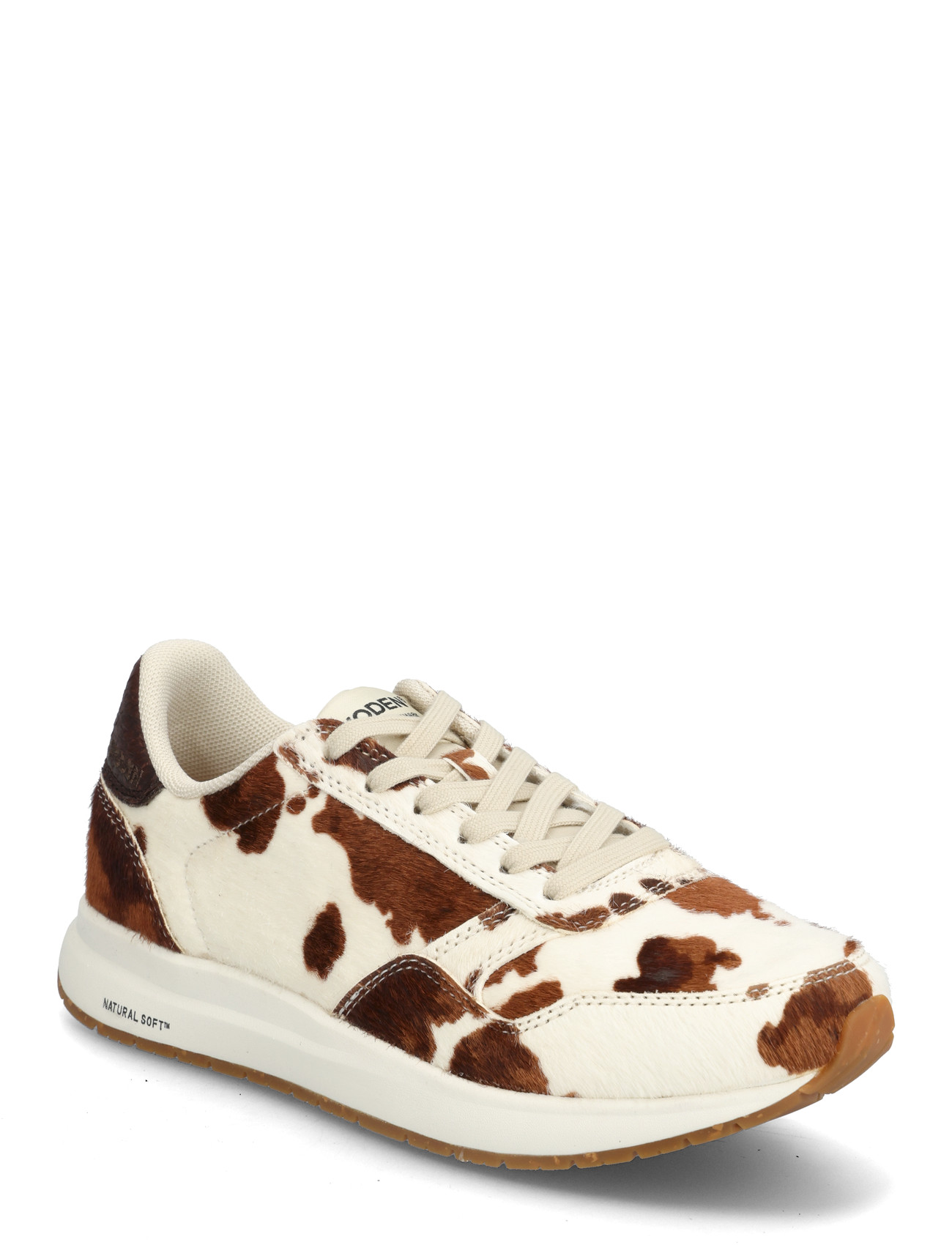 WODEN Nicoline Animal, 40, Brown, Sneakers > Sneakers Med Lav Top, Dame
