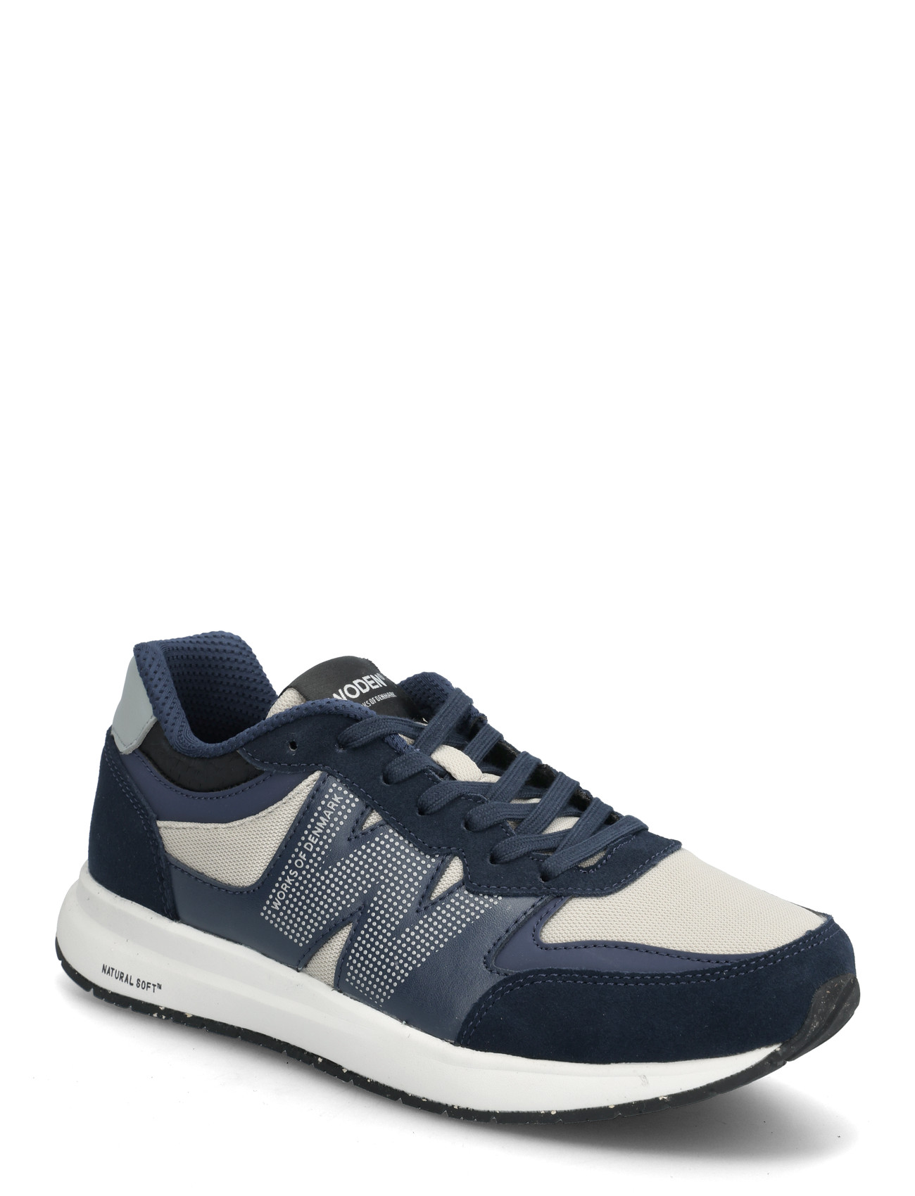 WODEN Rigmor Reflective, 41, Navy, Sneakers > Sneakers Med Lav Top, Dame