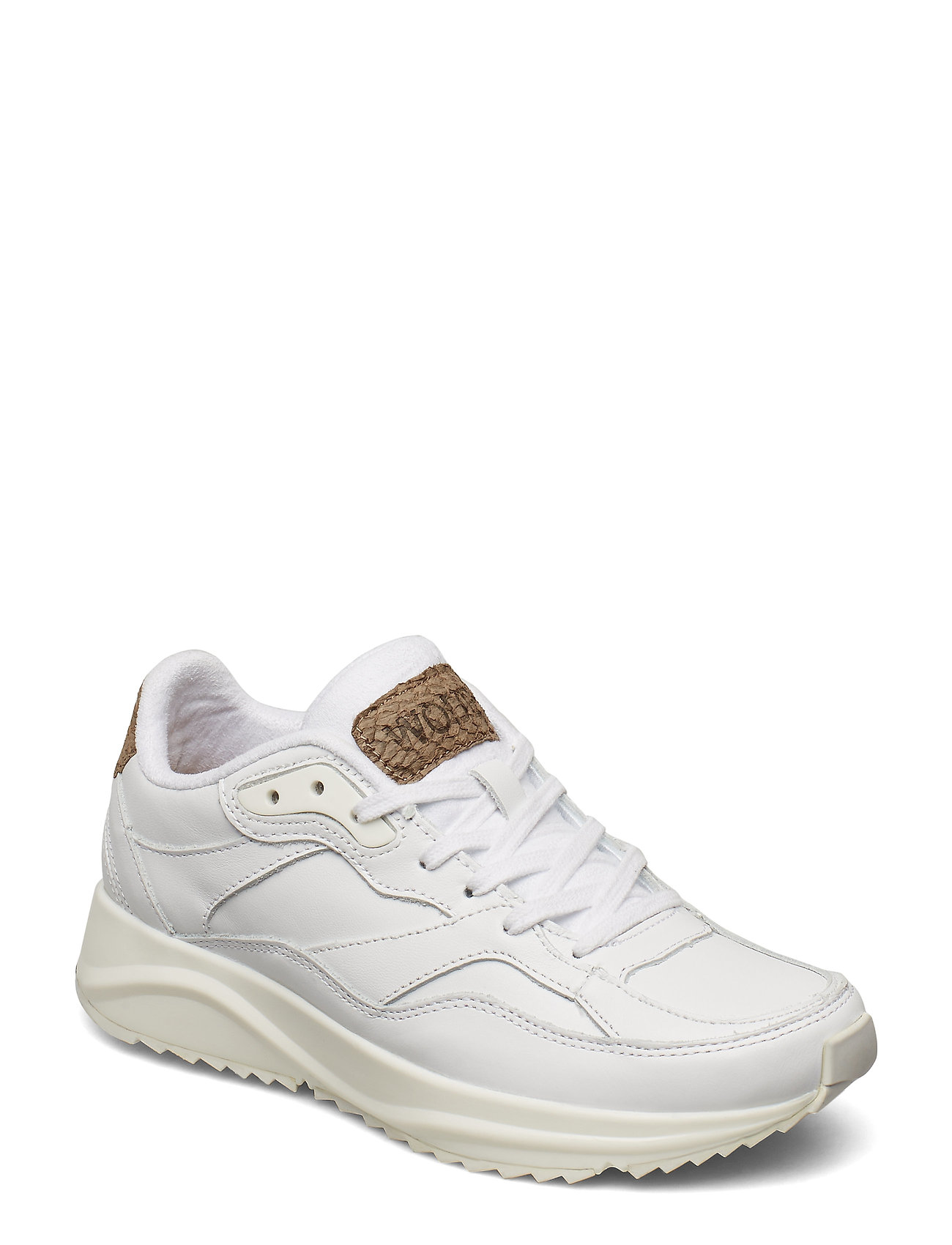 Sophie Leather Lage Sneakers Wit Woden woden kopen in de aanbieding