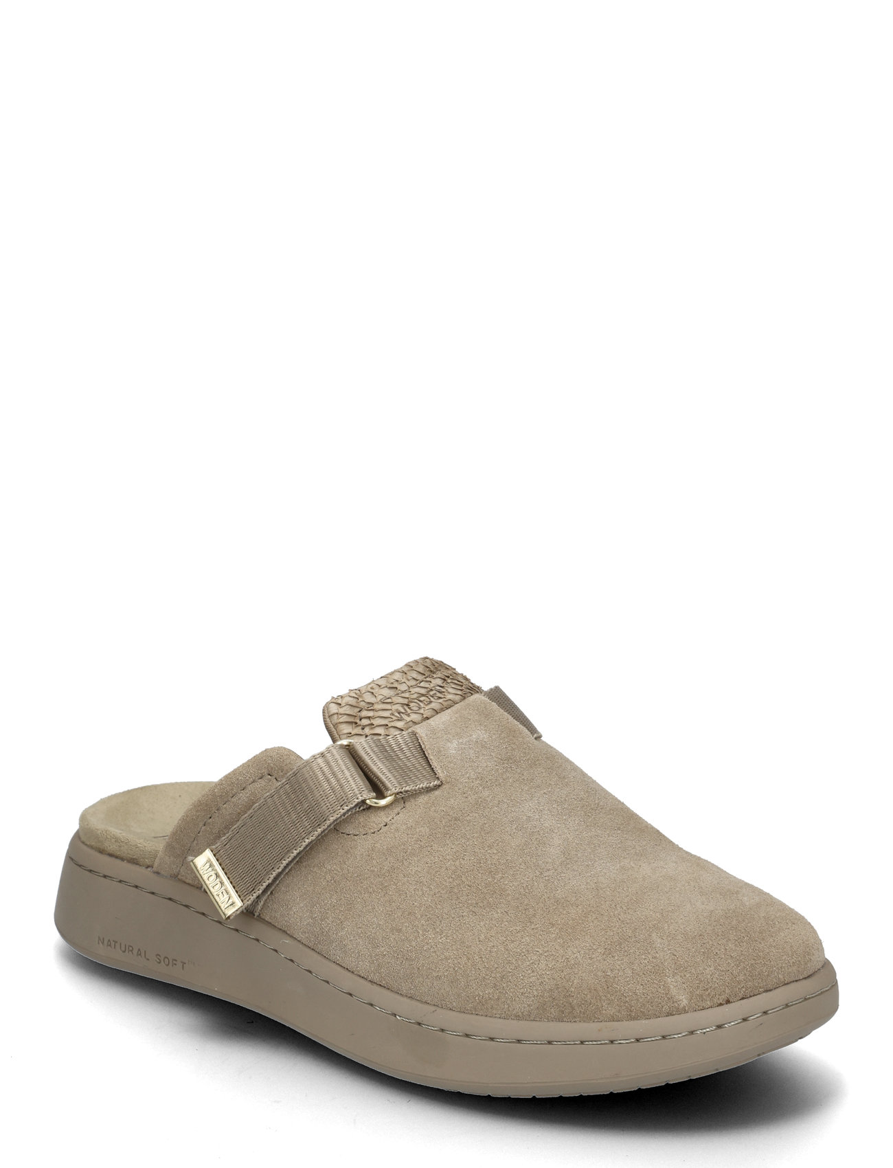 Vega Clog Suede Shoes Clogs Beige WODEN