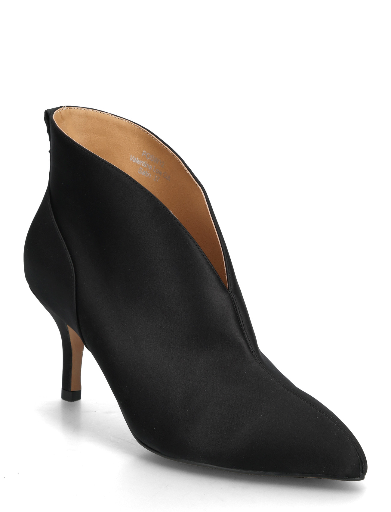 WODEN Valentine Low Cut Satin Schwarz - 36 - Damen