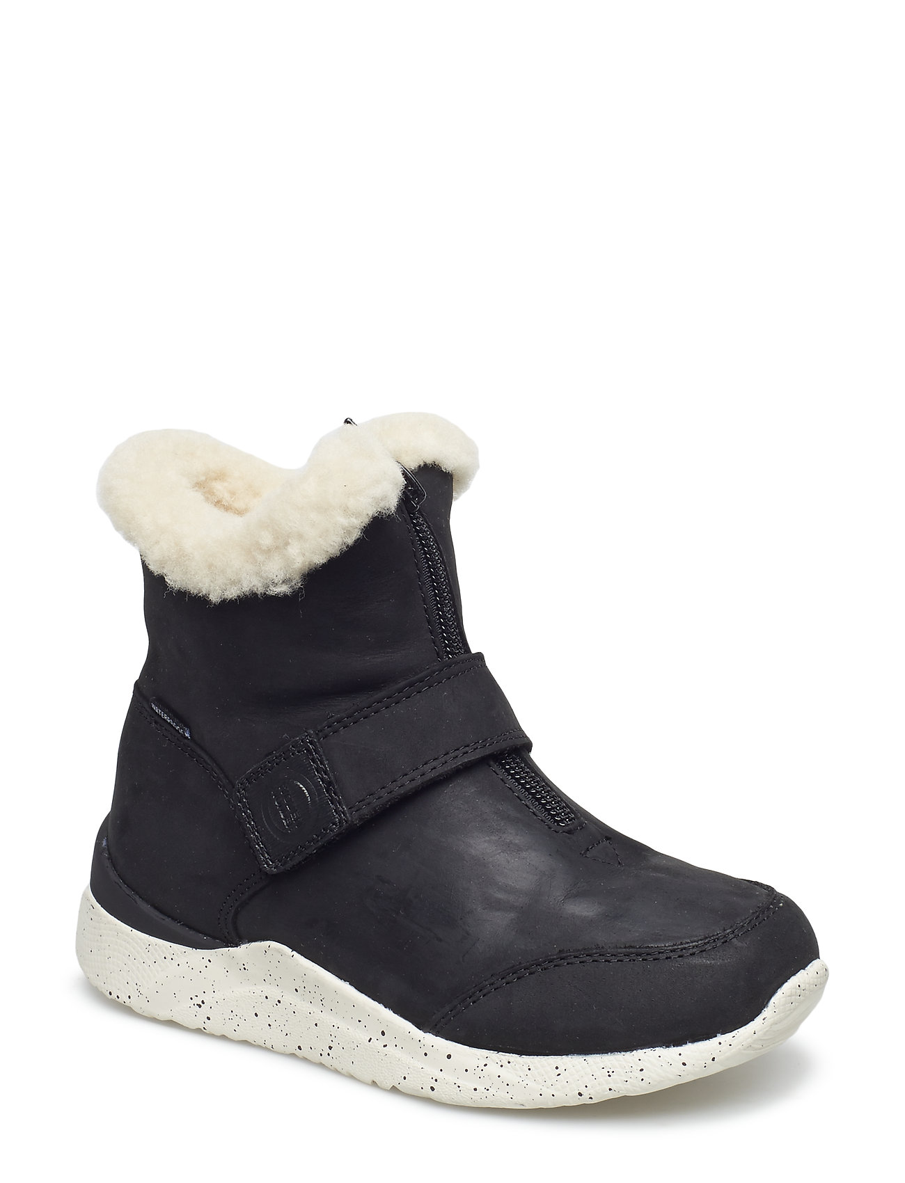 Odin Zipper Boot Kids Halfhoge Schoen Laars Zwart Woden woden kopen in de aanbieding