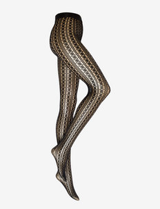 Crochet Net Tights - strumpfhosen - black