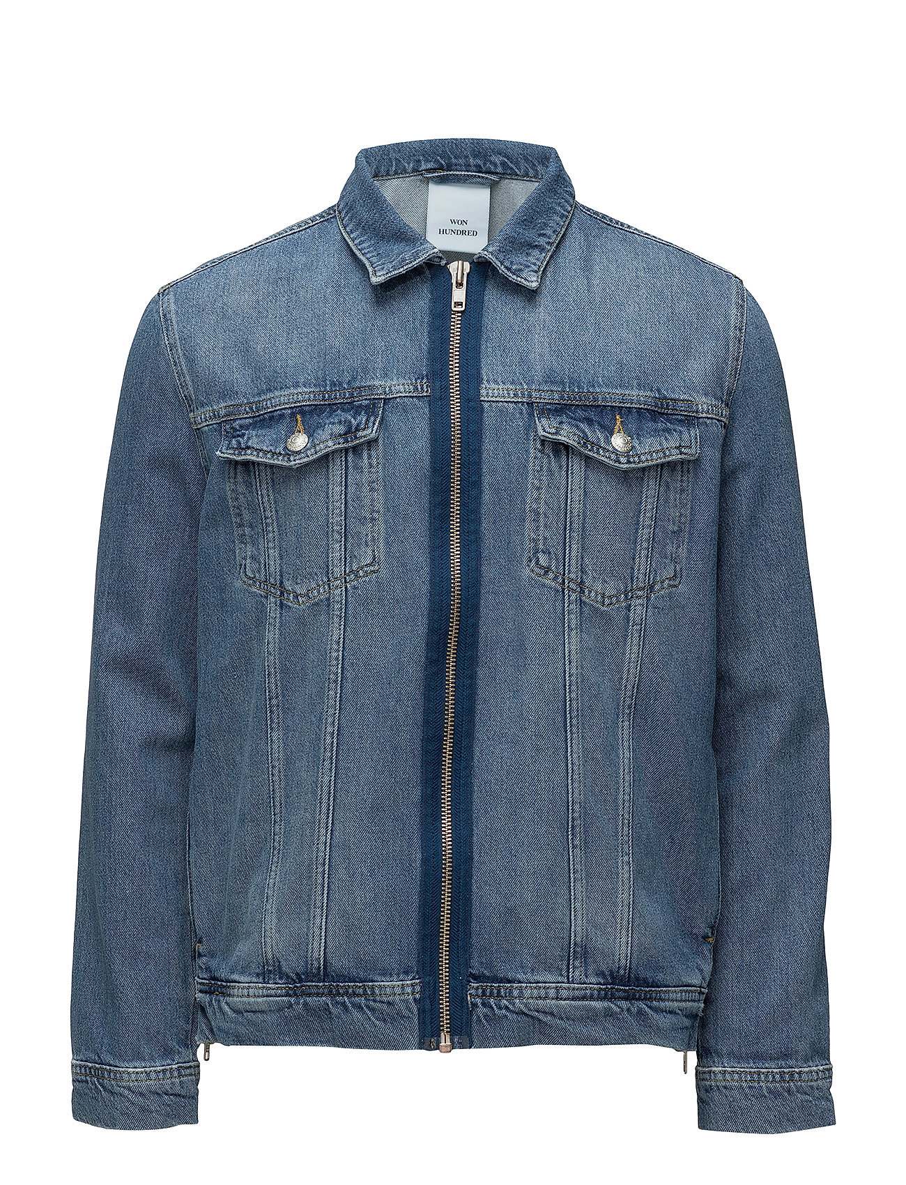 Dominic Jeansjack Denimjack Blauw Won Hundred won hundred kopen in de aanbieding Dominic Jeansjack Denimjack Blauw Won Hundred won hundred kopen in de aanbieding