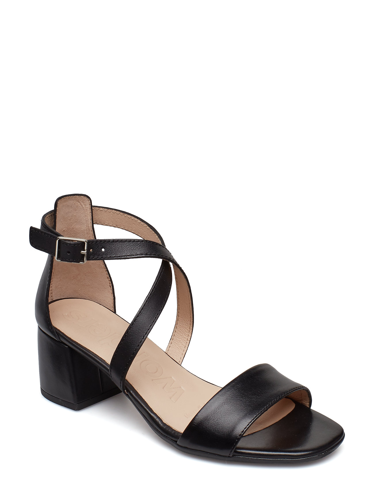 F 6147 Sandaal Met Hak Zwart Wonders wonders kopen in de aanbieding