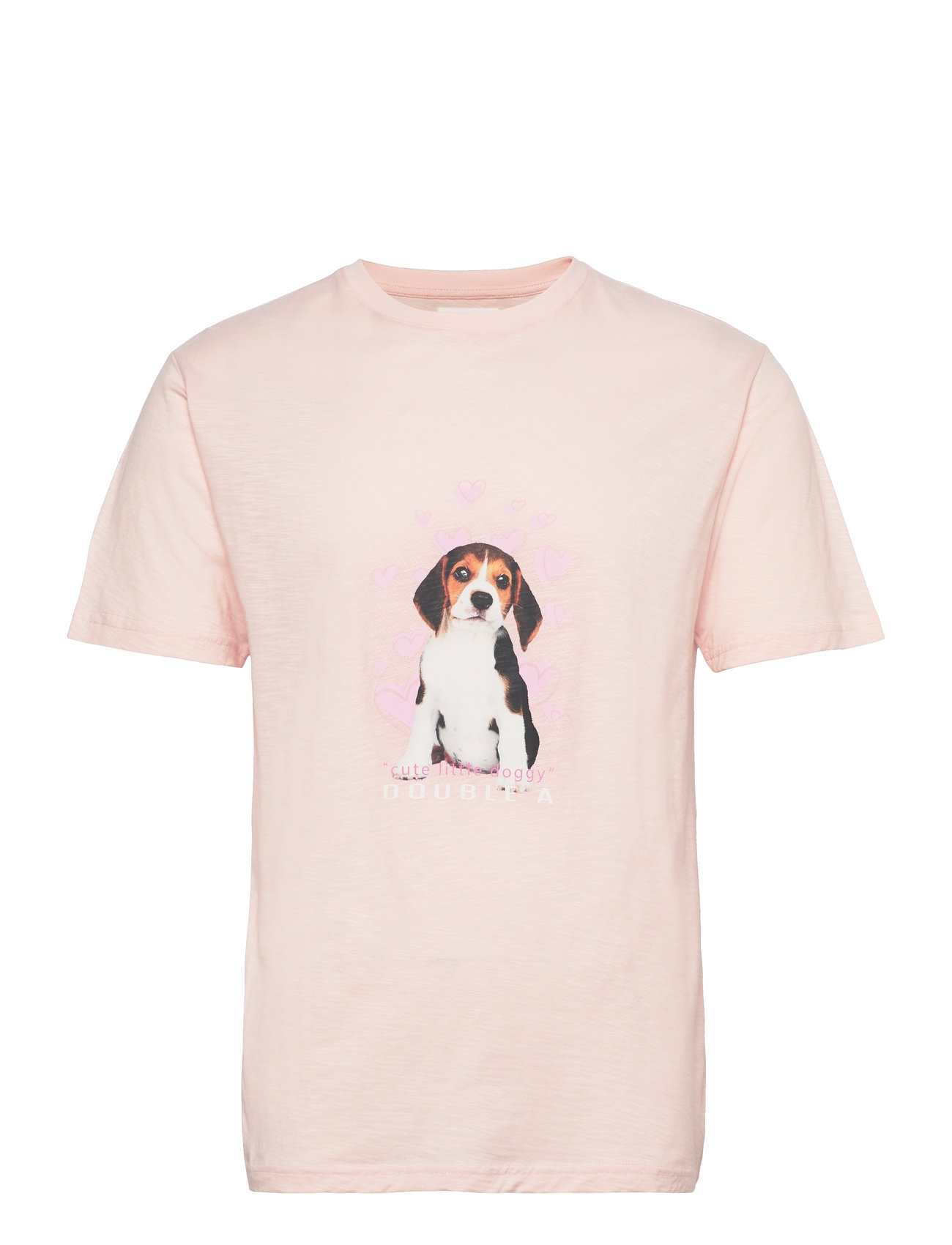 Ace Cute Doggy T-Shirt Tops T-Kortærmet Skjorte Pink Double A By Wood Wood