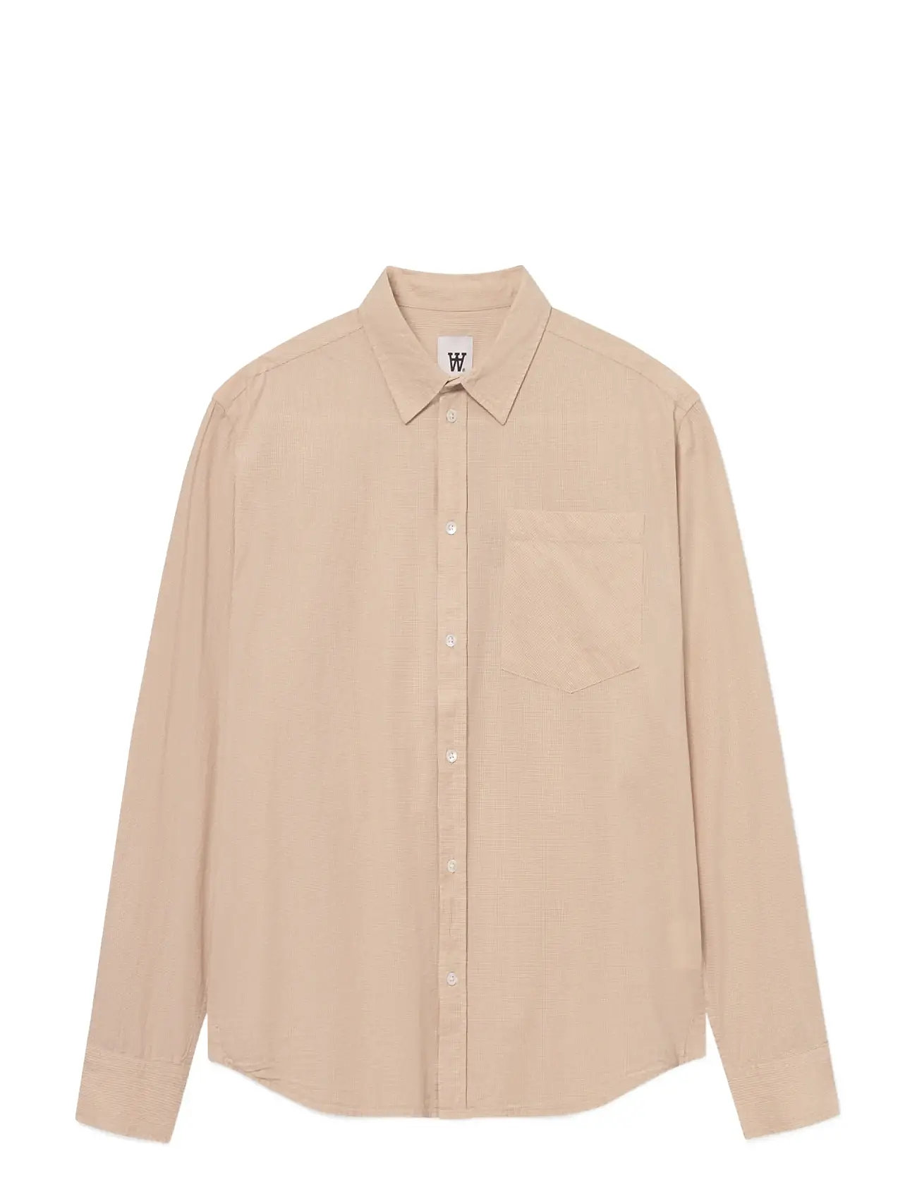 WOOD WOOD Wwday Gingham Cream - XL - Herren