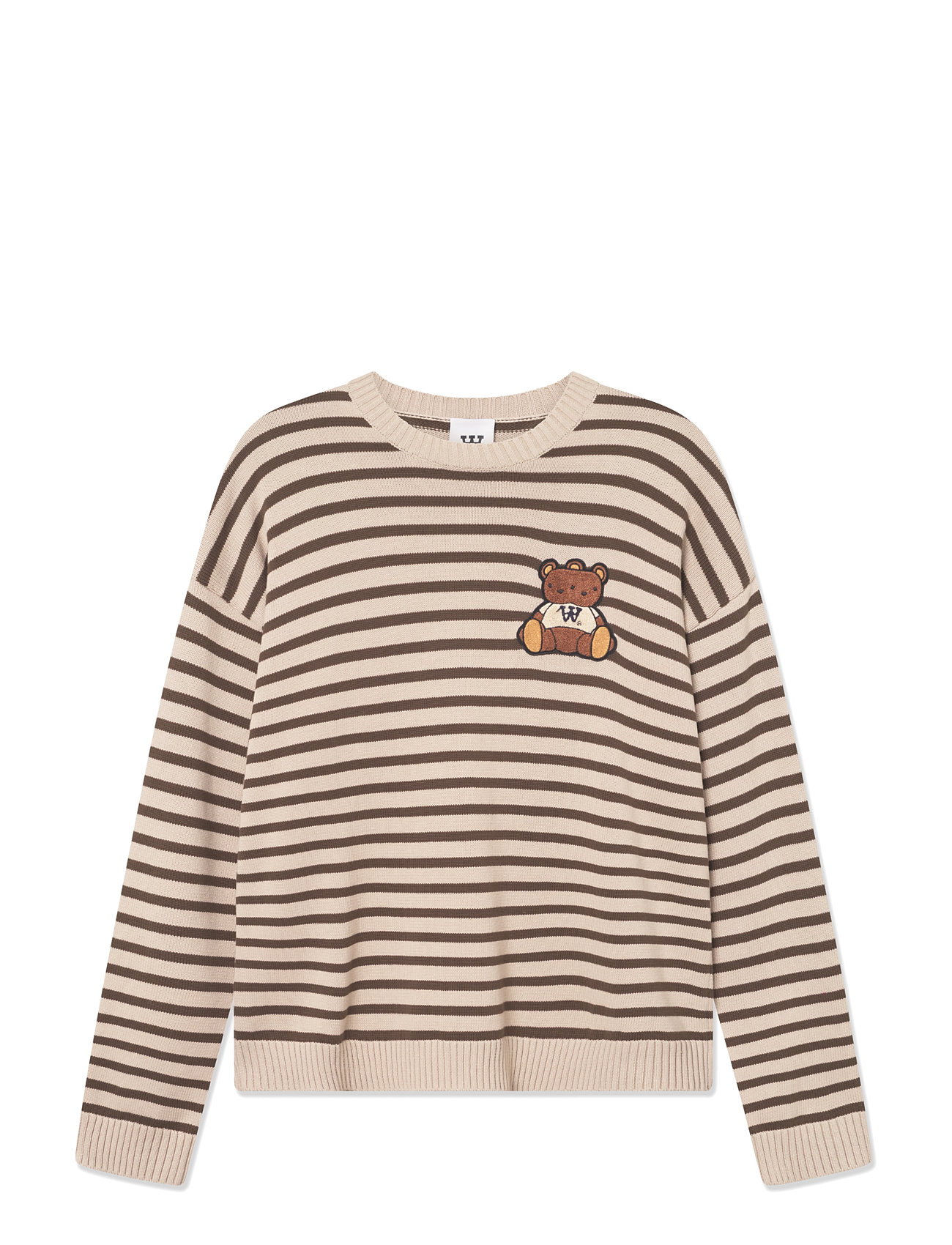 WOOD WOOD Wwtya Os Teddy Jumper Beige - L - Herren