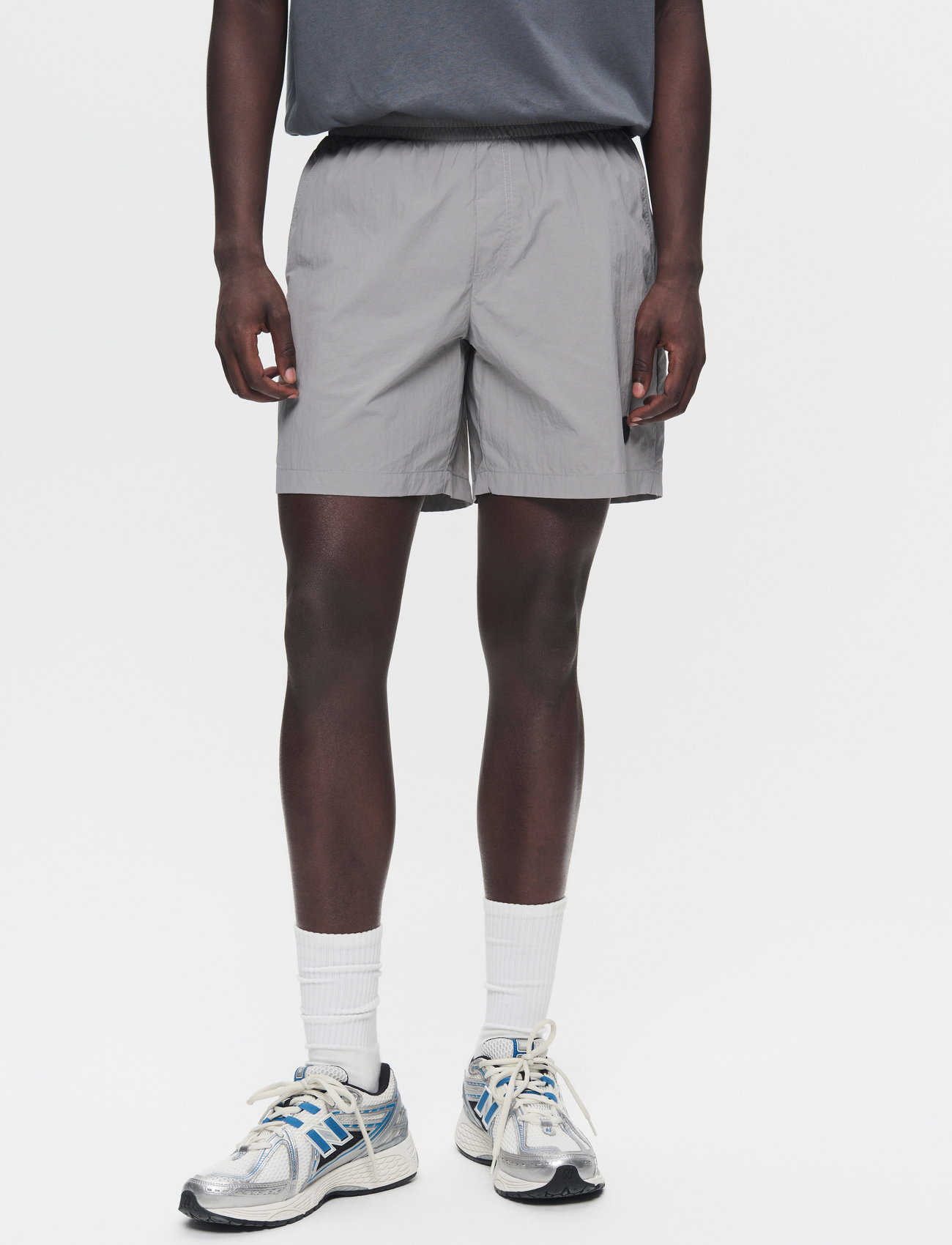 WOOD WOOD Wwdub Swim Trunks, S, Grey, Badetøj > Shorts, Herre
