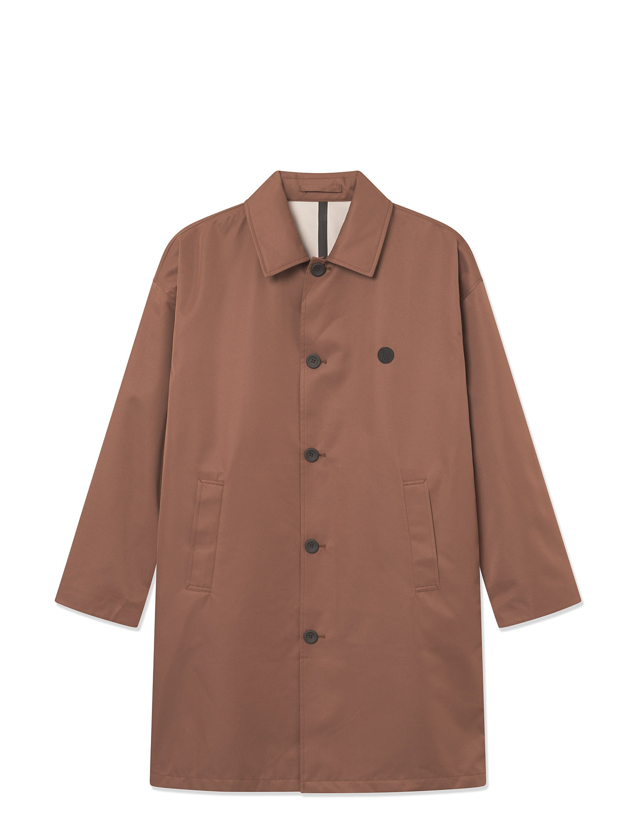 Wwbrock Coat Trench Coat Kåpe Brown DOUBLE A BY W.W.