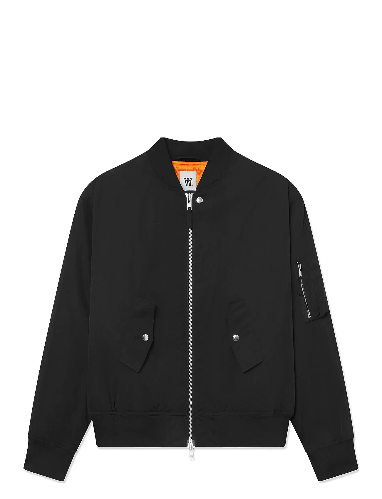 Wwaki Tonal Bomber Bomberjakke Jakke Black DOUBLE A BY W.W.