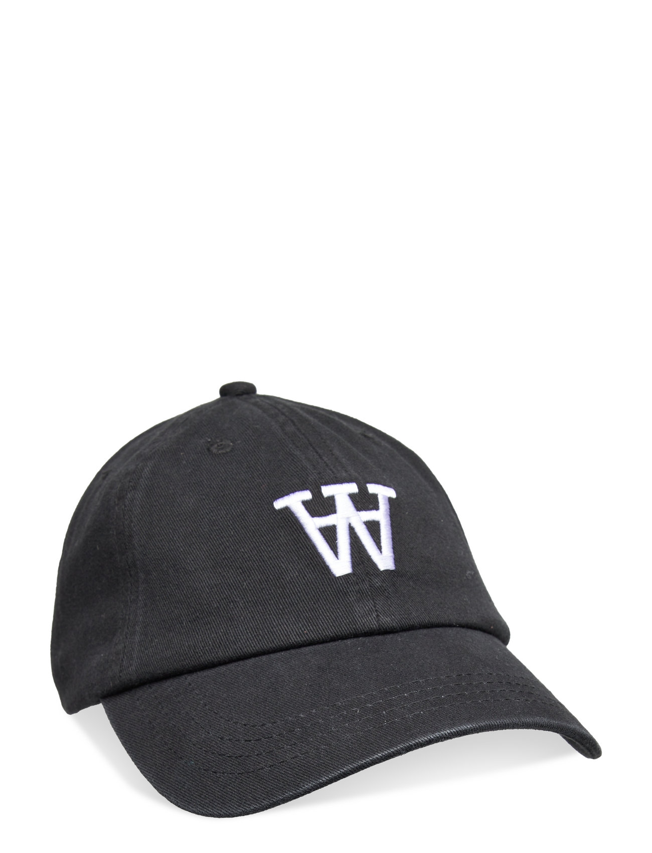 WOOD WOOD Eli Aa Cap, One Size, Black, Hovedbeklædning > Kasketter, Herre