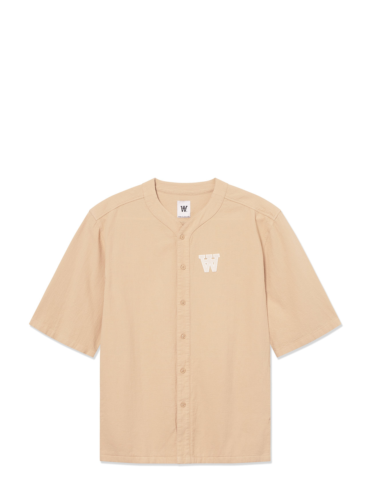 WOOD WOOD Wwhardy Shirt Beige - S - Herren