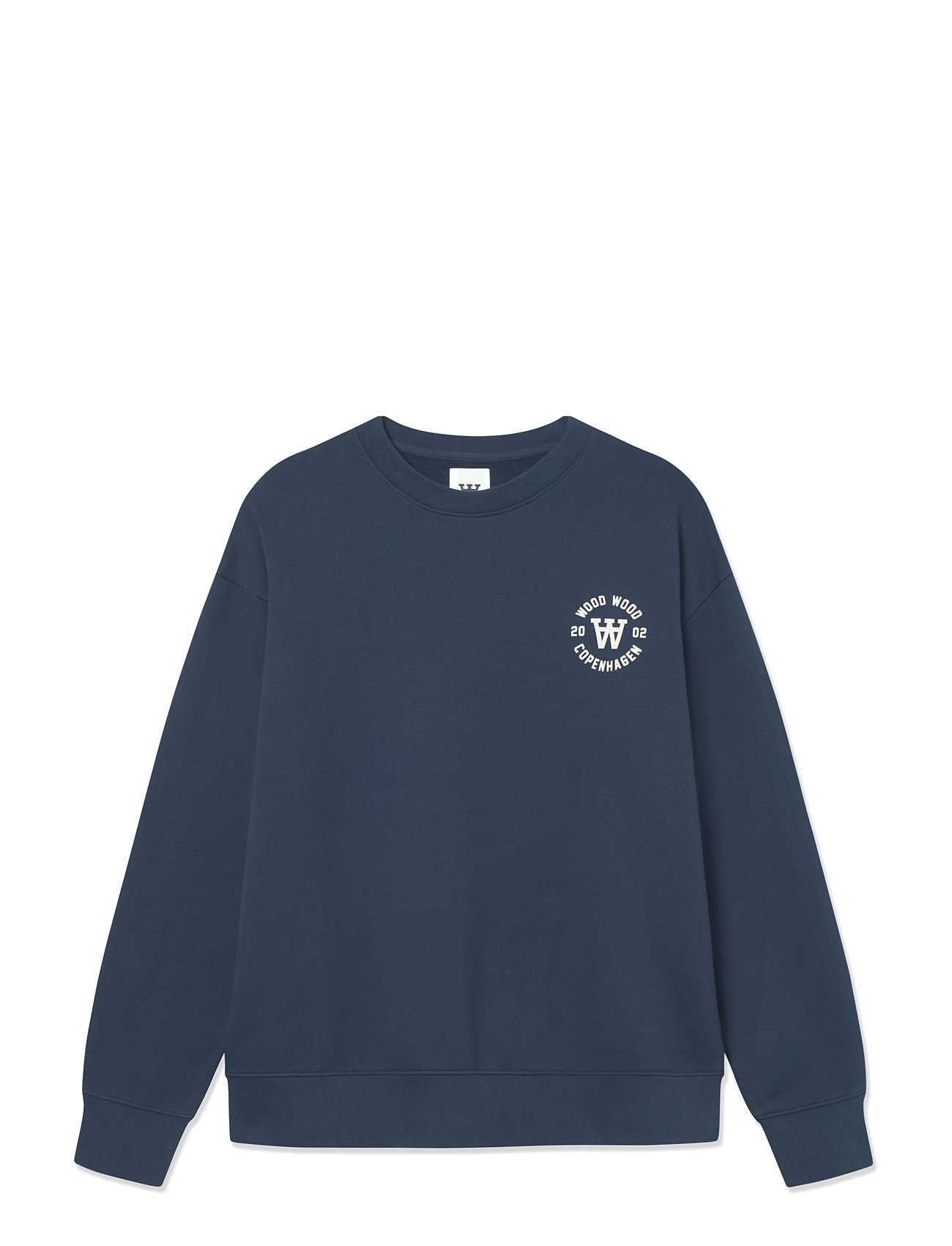 WOOD WOOD Wwnoel Aa Seal Print Navy - S - Herren