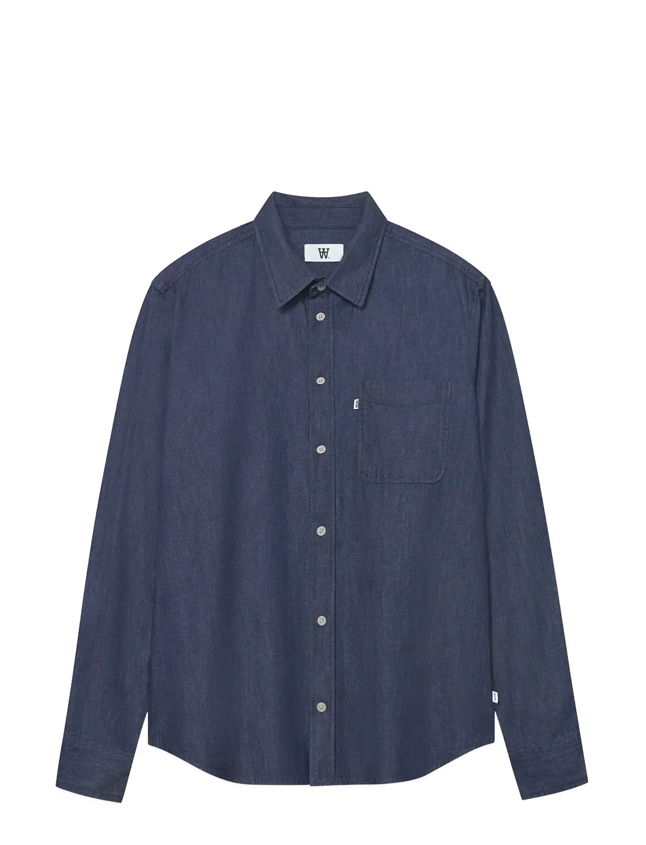 WOOD WOOD Wwadrian Shirt 25237 Blau - XL - Herren
