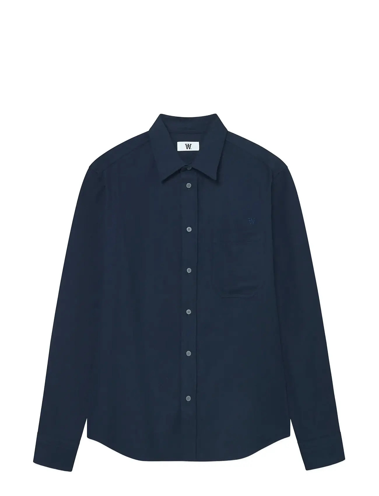 WOOD WOOD Wwcooper Shirt 25235 Navy - S - Herren