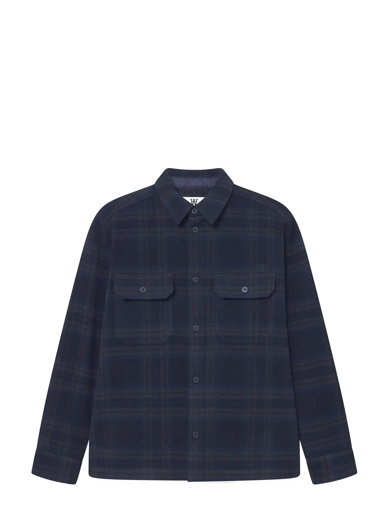 WOOD WOOD Wwclay Overshirt 25213 Navy - L - Herren